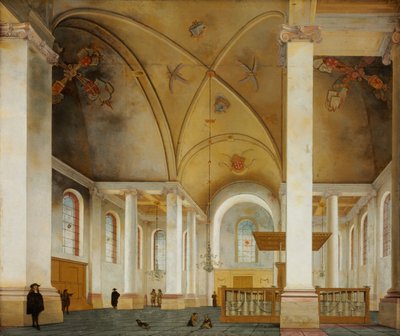 The Nieuwe Kerk in Haarlem by Pieter Janszoon Saenredam